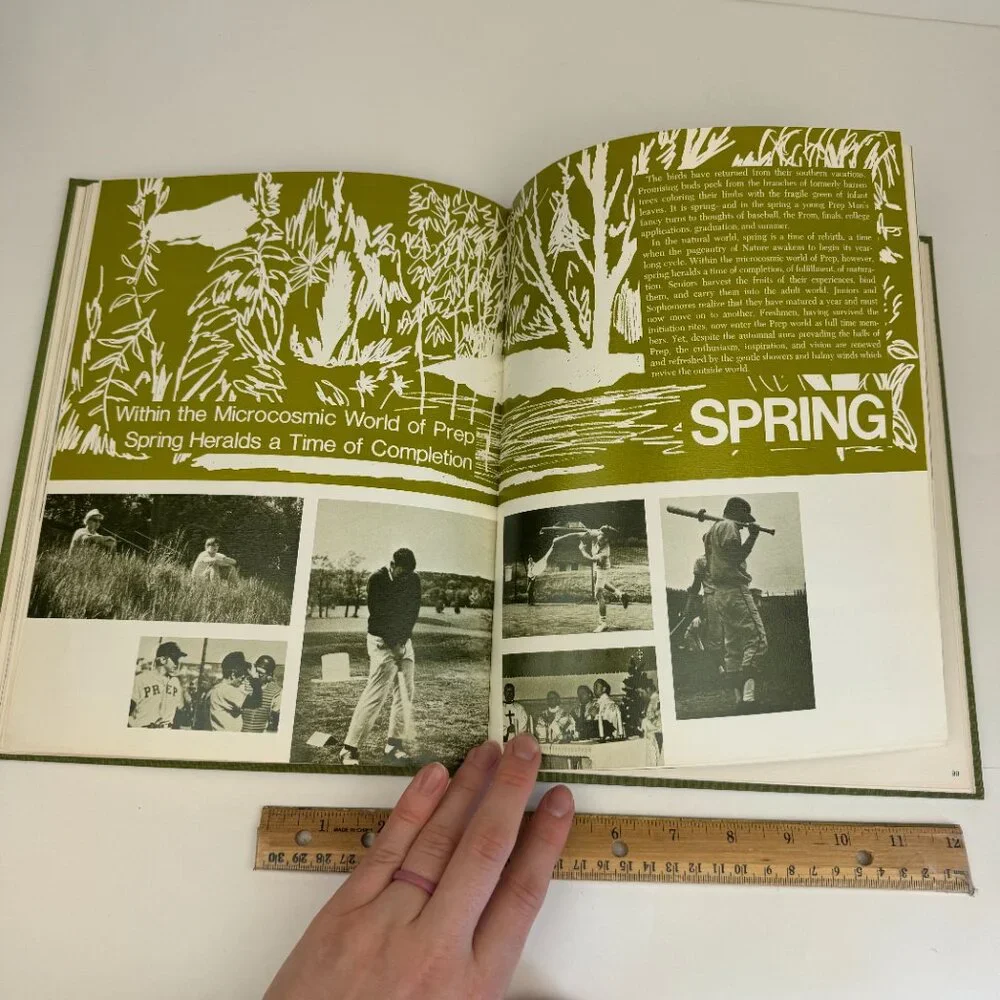 Vtg 1971 Scranton Prep Preparatory‎ High School Yearbook 1971 PA Pennsylvania